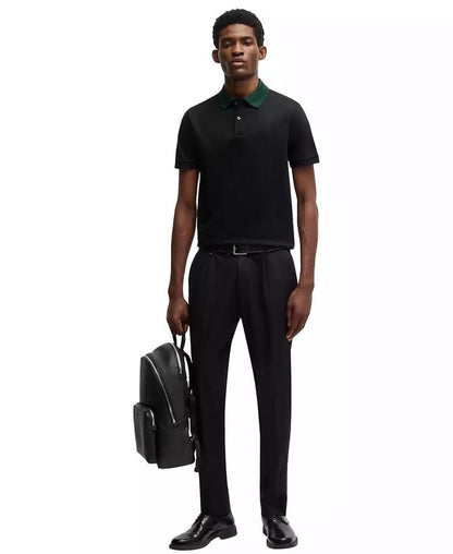 Men’s Mercerized-Cotton Slim-Fit Polo