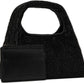 Black 'The Rhinestone Mini Sack' Tote