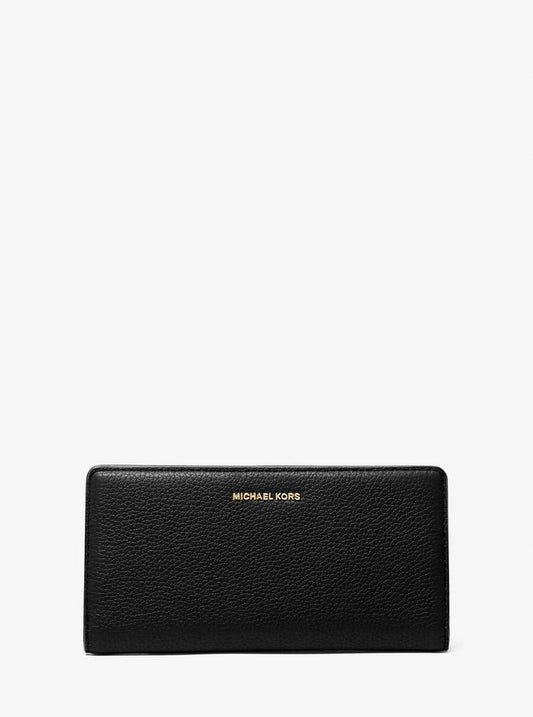 Bryant Large Pebbled Leather Snap-Front Wallet