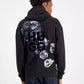 Men's Relaxed-Fit Floral Logo-Print Hoodie