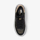 Hayes Metallic Empire Monogram and Leather Trainer