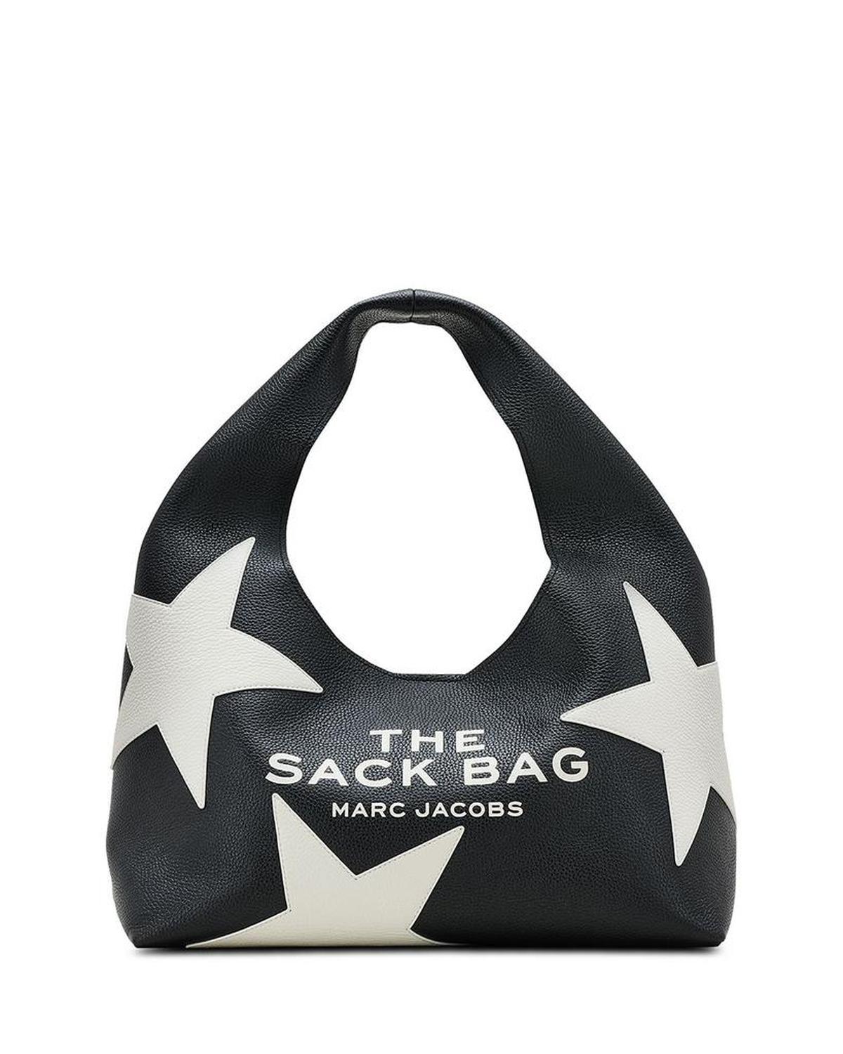 The Star Patchwork Leather Sack Bag