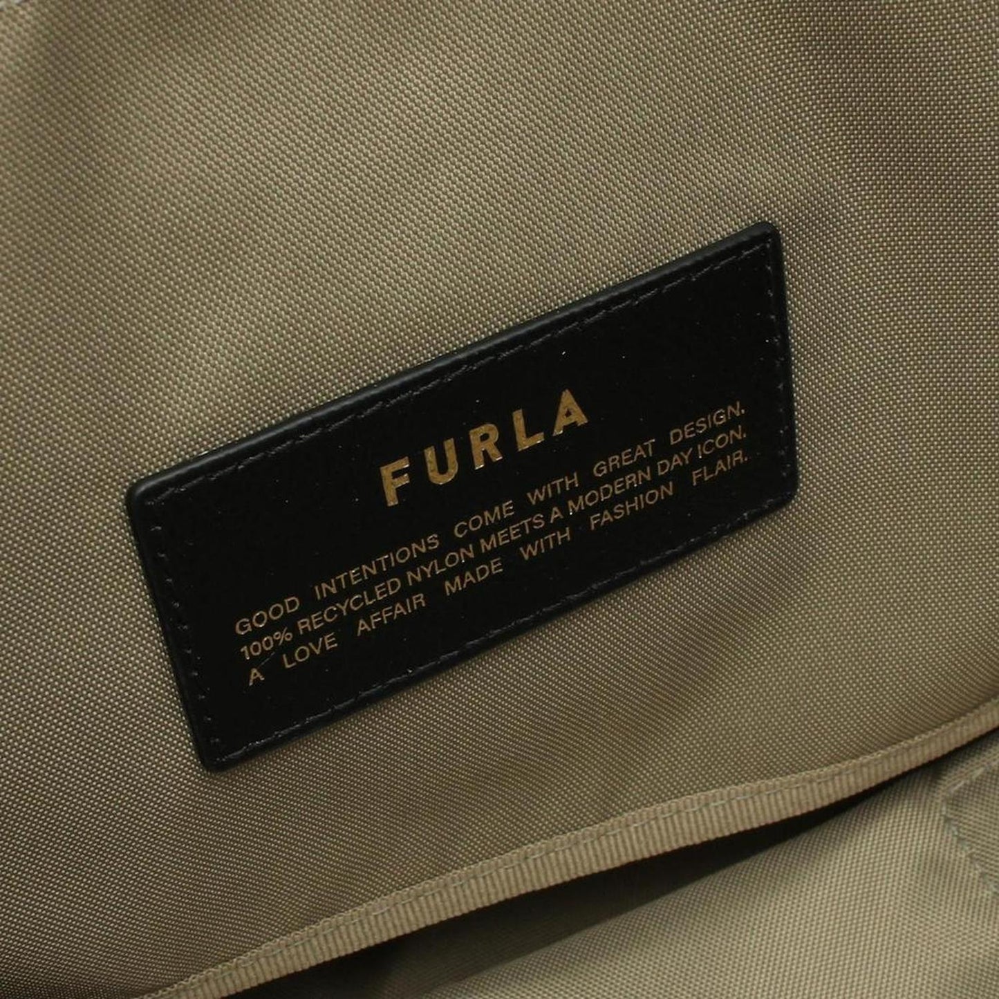 Leather Nylon Canvas Tote Bag