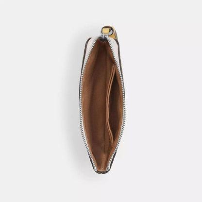 Corner Zip Wristlet With Floral Print