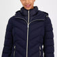 Women's Hooded Bibbed Packable Puffer Coat