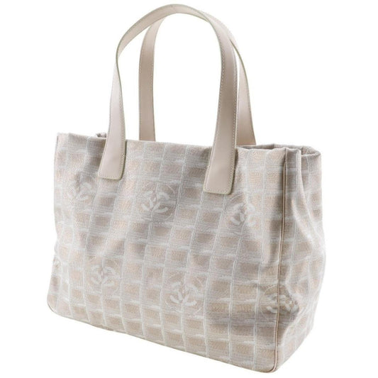 Chanel Travel Line  Canvas Tote Bag (Pre-Owned)