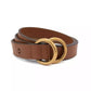 25mm Double Ring Leather Belt