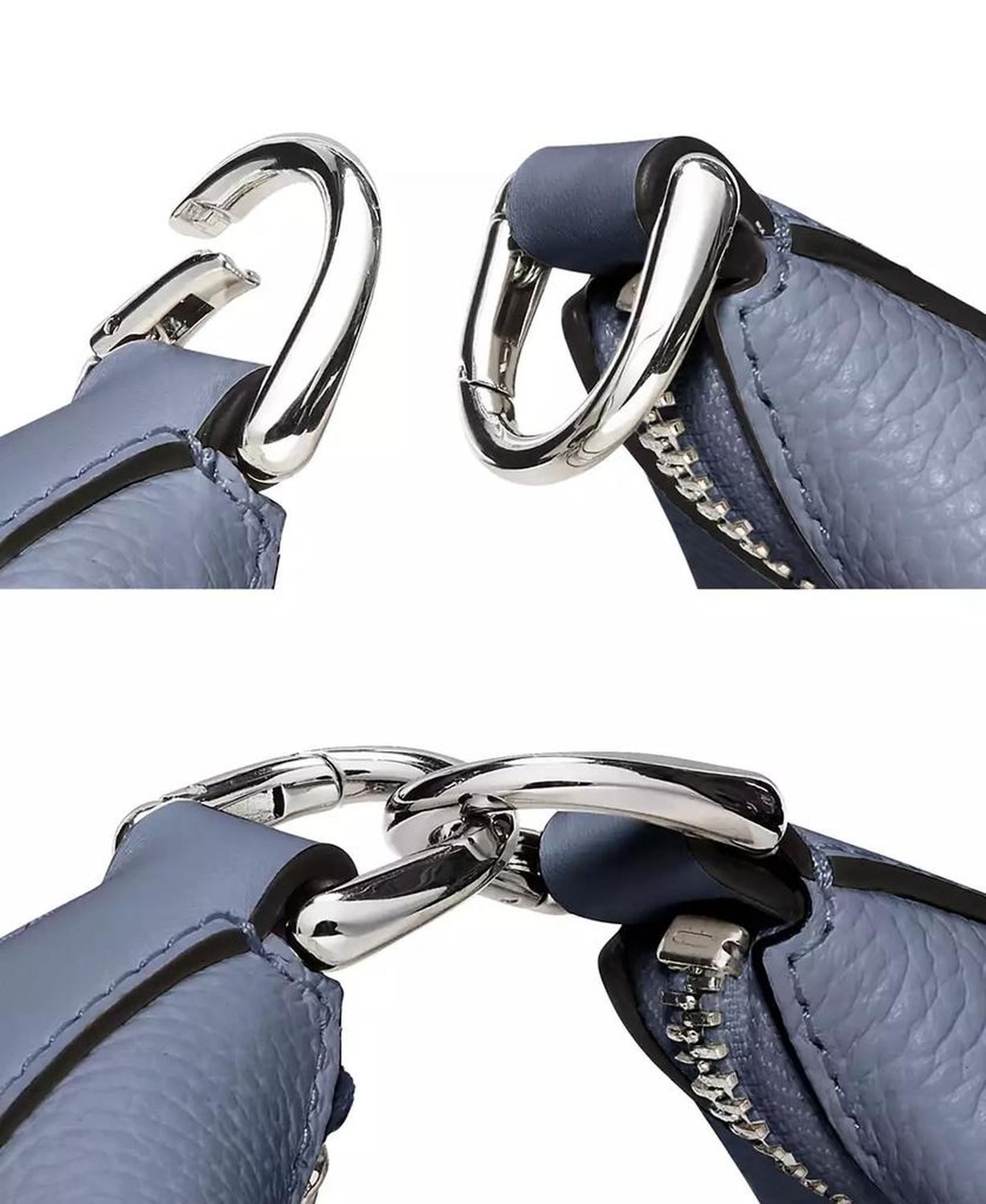 Duo Small Pebbled Leather Crossbody Bag