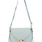 Furla Logo Plaque Foldover-Top Shoulder Bag