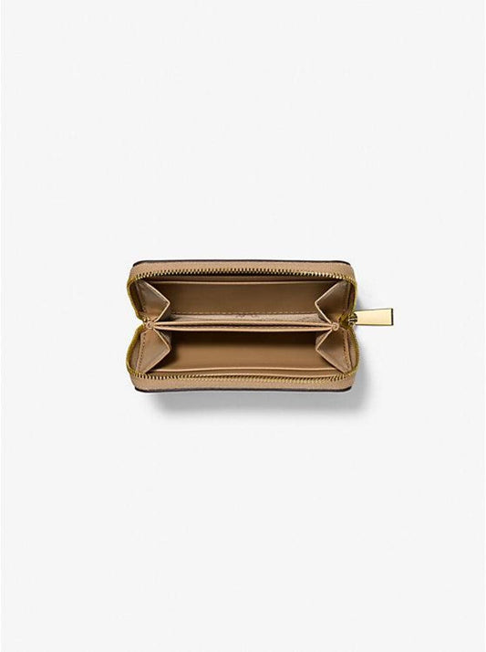 Jet Set Small Topstitched Leather Wallet