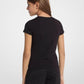Metallic Printed Stretch Cotton T-Shirt