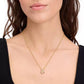 Gold-Tone Pavé Double Knot Pendant Necklace, 16" + 3" extender
