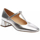 Women's Angelina T-Strap Mary Janes Round Toe Pumps