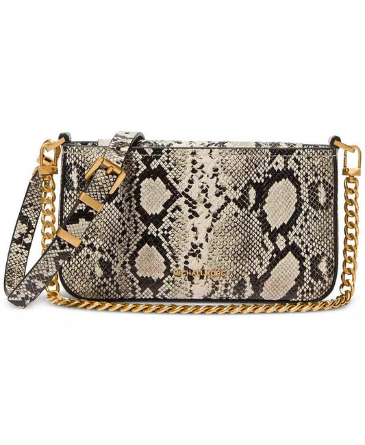 Small Bryant Convertible Crossbody Leather Pouchette