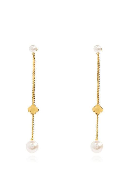 Kate Spade Flower Chain Linear Earrings