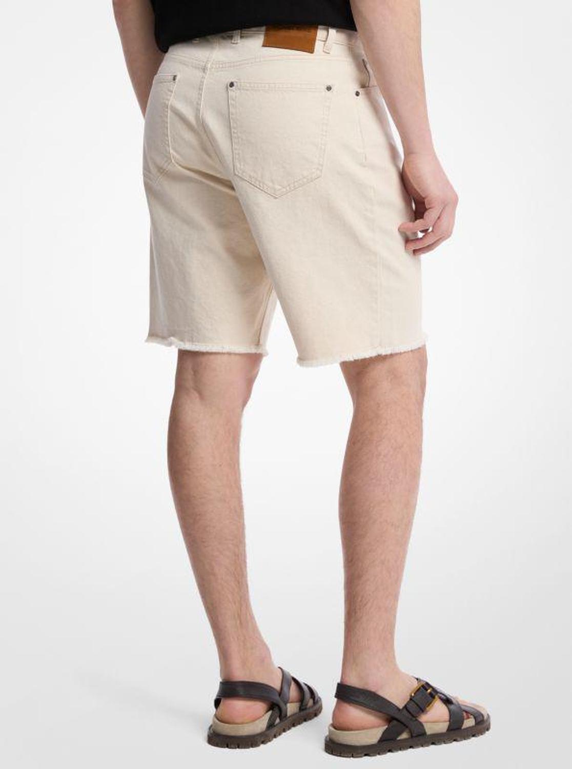 Frayed Denim Shorts