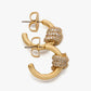 Ropes & Knots Pave Huggies