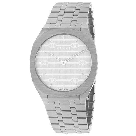 Gucci Women's 25H Silver Dial Watch
