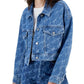 Womens Logo Denim Denim Jacket
