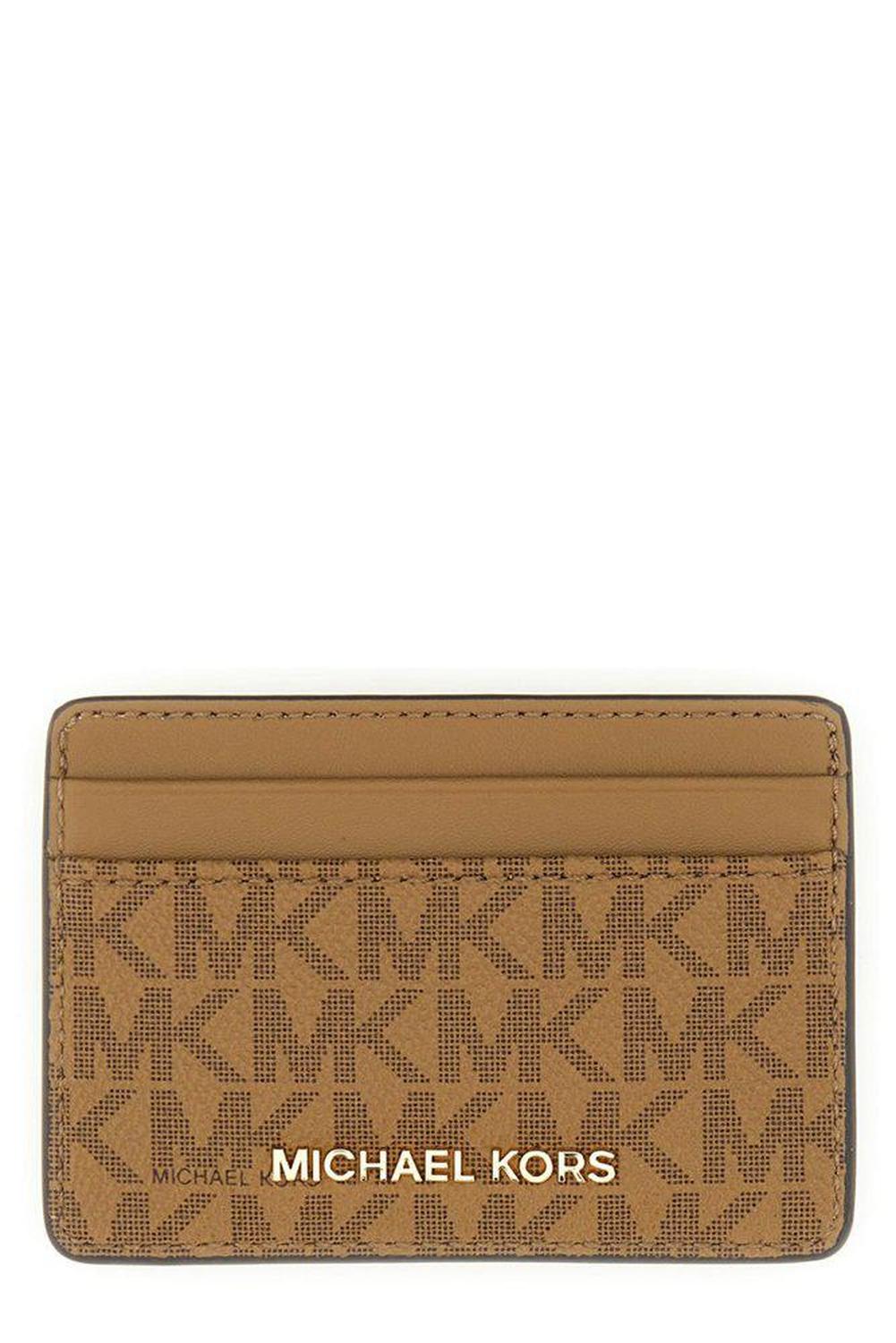 Michael Michael Kors Logo Lettering Card Case