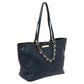 Michael Michael Kors Navy Leather Harper Tote