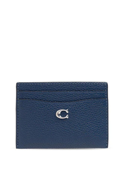Coach Logo Plaque Card Case