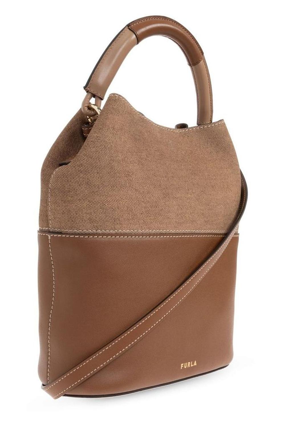 Furla Sfera S Logo Stamp Bucket Bag