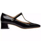 Women's Angelina T-Strap Mary Janes Round Toe Pumps