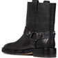 Women's Spade Flower Garden Suede Moto Boots