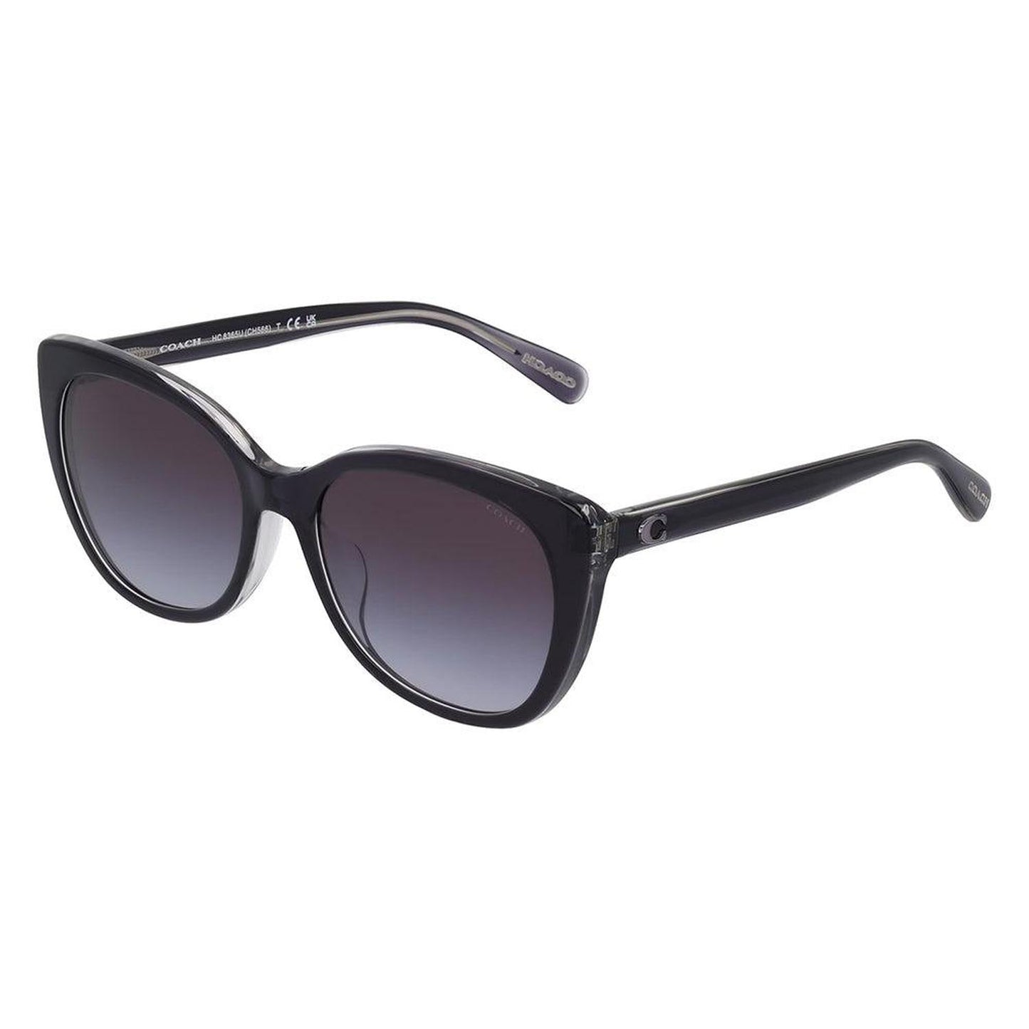 HC 8365U 57458G 55mm Womens Cat-Eye Sunglasses