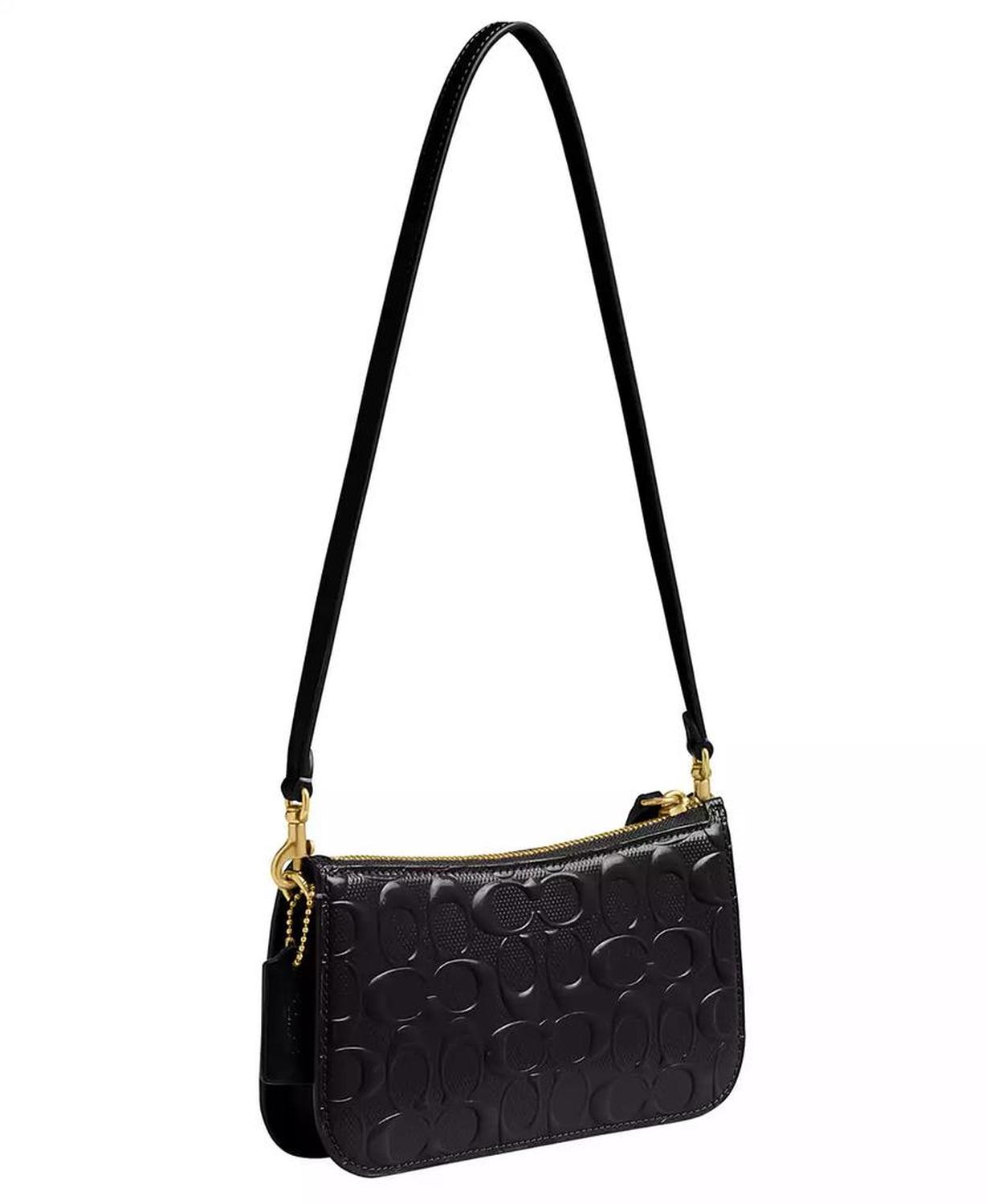 Penn Small Signature Patent Leather Shoulder Bag