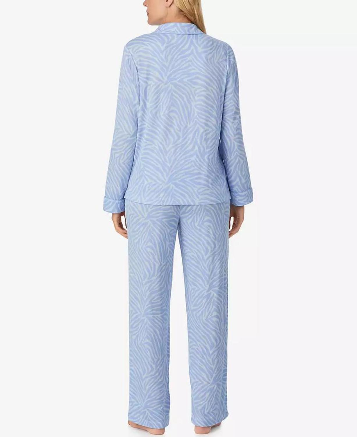 Women's 2-Piece Sleepwear Long-Sleeve Top and Pajama Pants Set