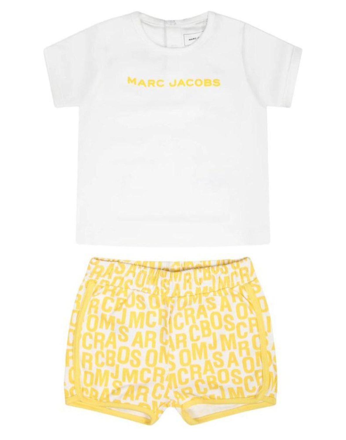Marc Jacobs Kids Logo-Printed Crewneck Shorts Set