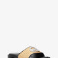 Hannah Straw Slide Sandal