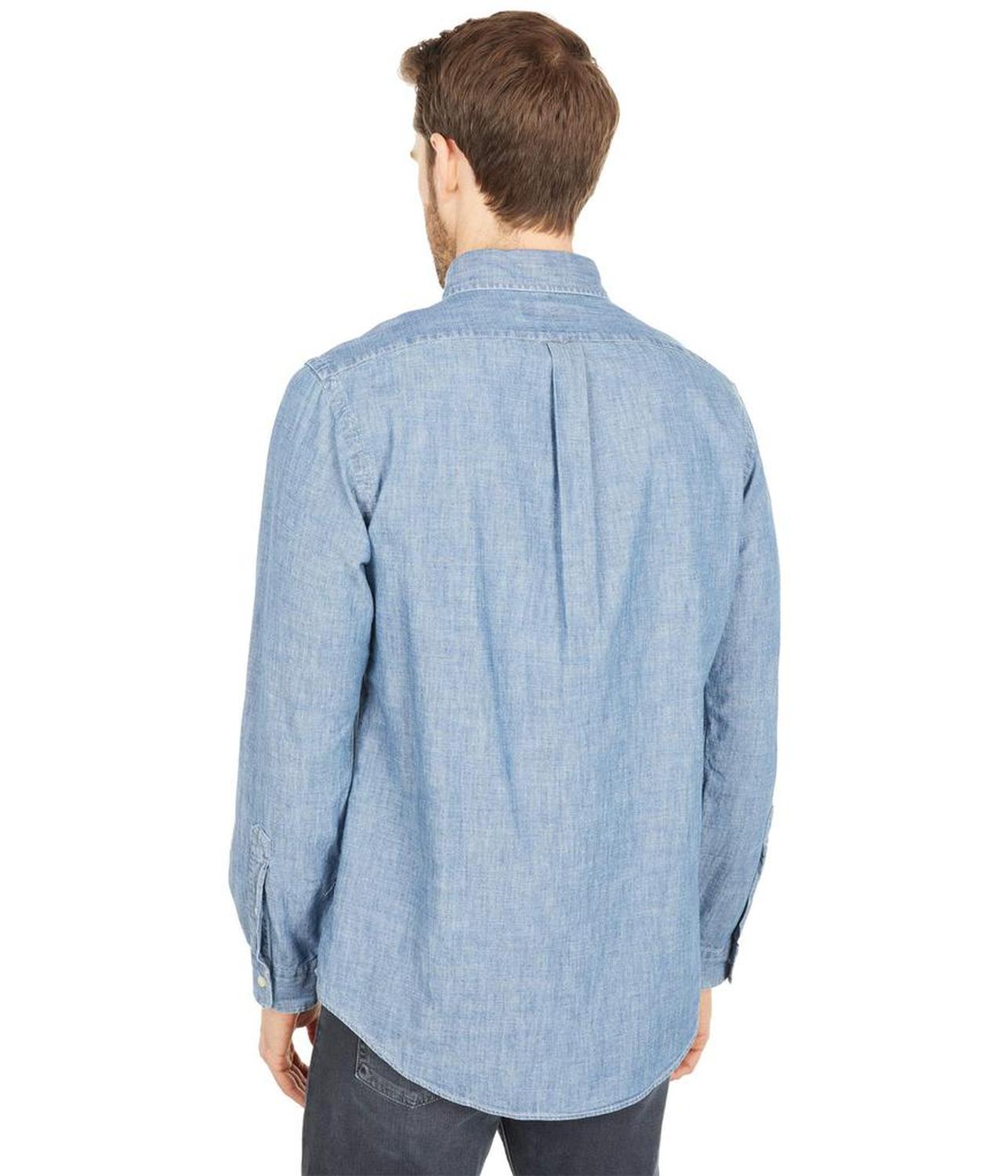 Classic Fit Indigo Chambray Shirt
