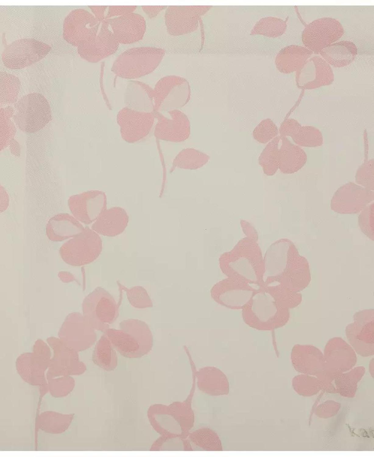 Women's Spring Pansies Silk Bandana Scarf