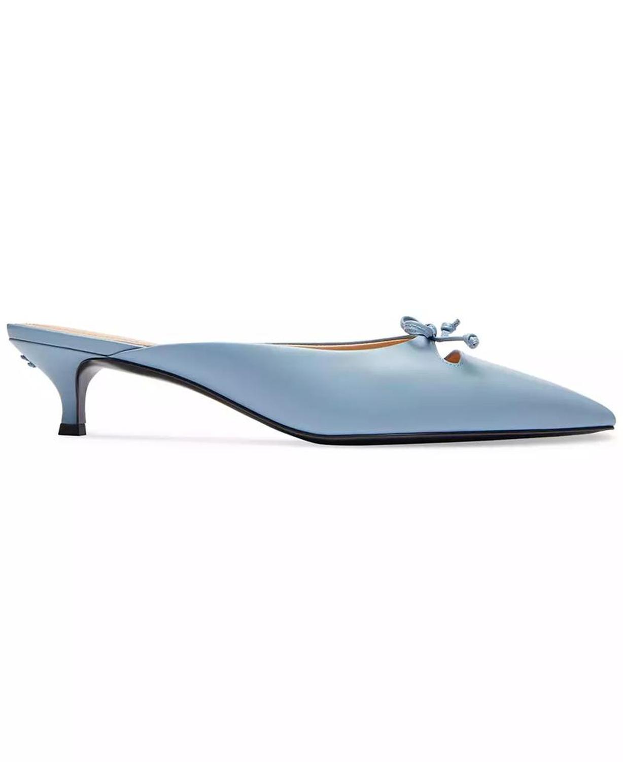 Women's Runway Embellished Bow-Trim Mules