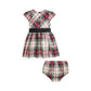 Plaid Twill Dress & Bloomer (Infant)