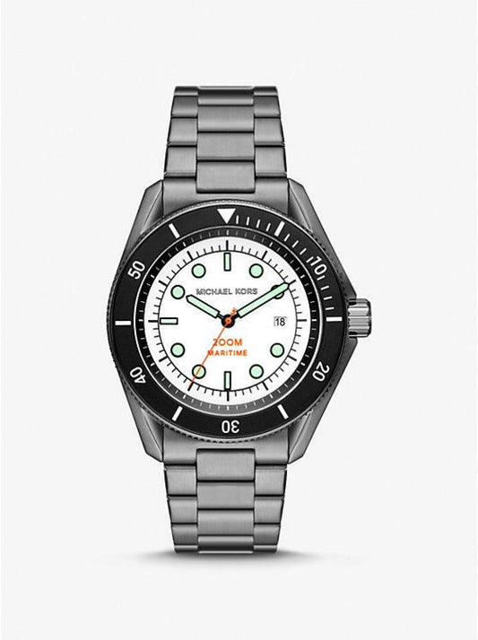 Oversized Maritime Gunmetal Watch