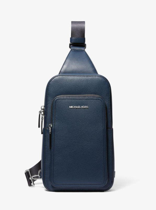 Cooper Slim Pebbled Leather Commuter Sling Pack