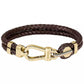 Men's Ares Prime Brown Leather Bracelet