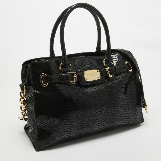 Michael Michael Kors  Phyton Effect Suede East West Hamilton Tote