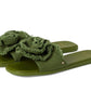 Flourish Canvas Flat Sandal