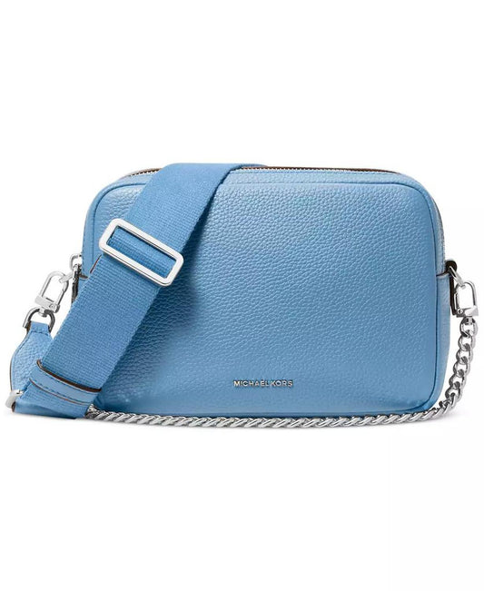 Bryant Medium Leather Double Zip Chain Camera Crossbody