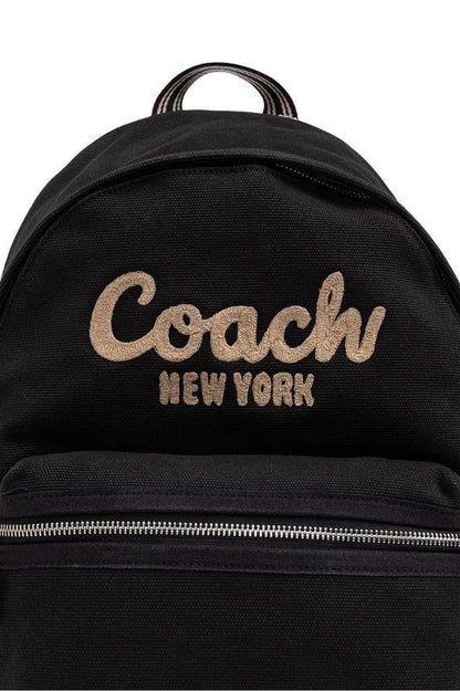 Coach Logo Detailed Cargo Backpack