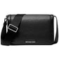 Men's Leather Mini-Flap Logo Crossbody Bag