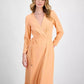 Women's Smocked Surplice Tiered Maxi Dress