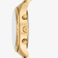 Oversized Berkley Pavé Gold-Tone Watch