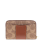 Coach Logo Plaque Zip-Around Wallet