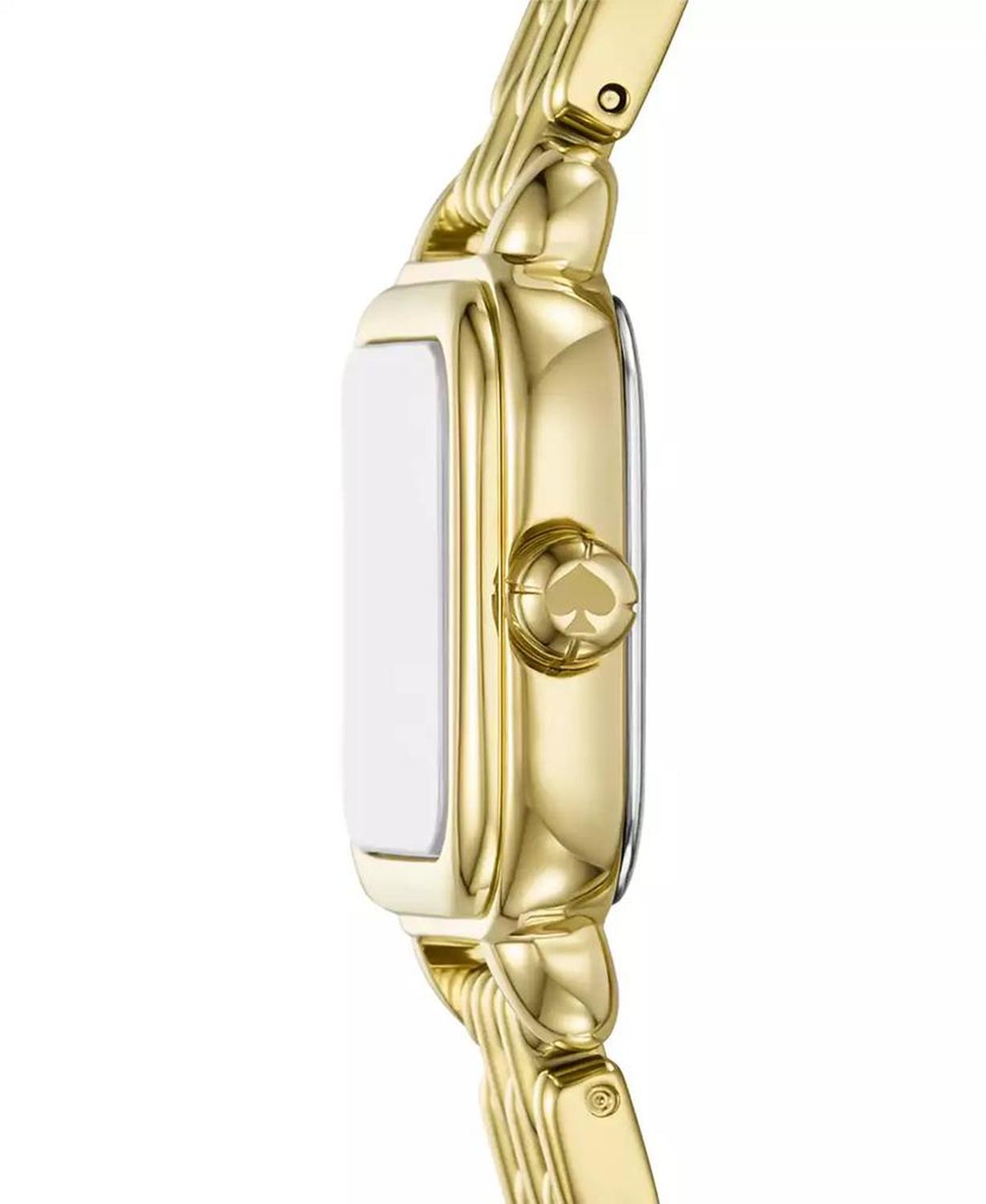 Women's Gracie Square Three-Hand Gold-Tone Stainless Steel Watch, 25mm